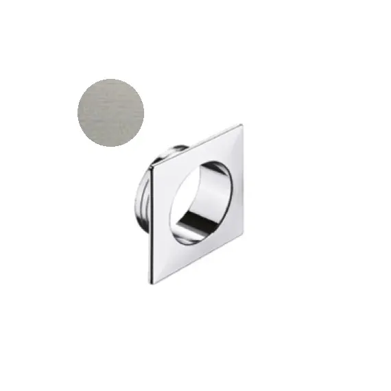 Розетка Квадратная 19 мм цилиндра замка Push Lock/ Push Esp Lock, никель арт.980-4849-251