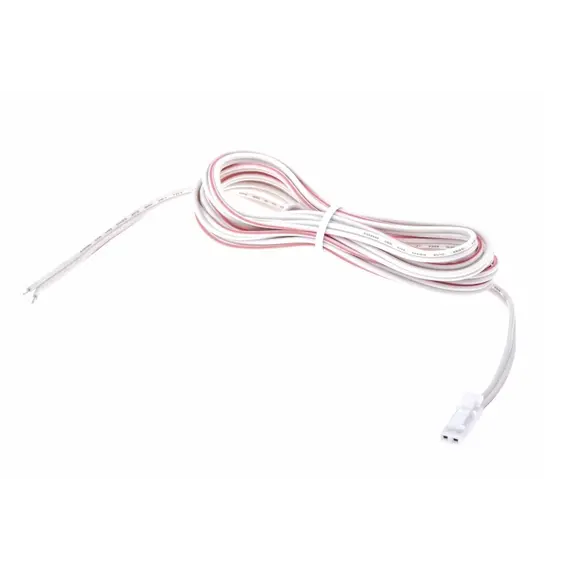 Провод 2 м 2x0,10мм2 с мини-штекером, черный арт.OKSZ-2M-LED-MES-CZ