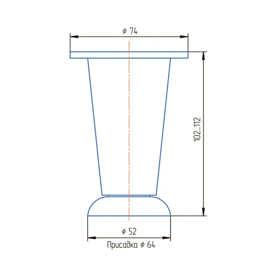 Опора регулируемая ОР 100-03 - 1