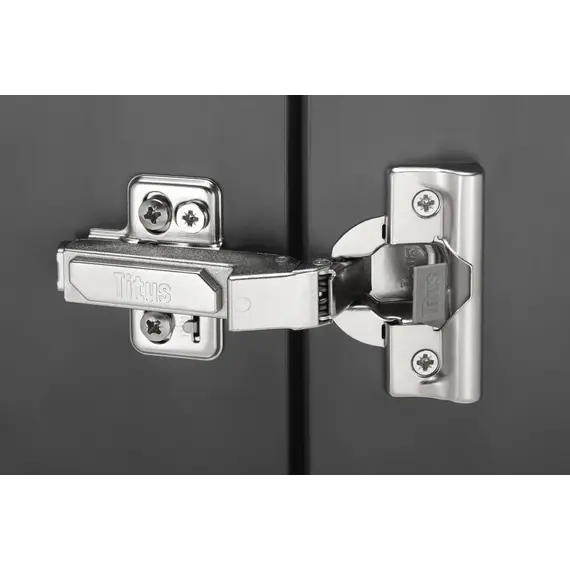 Петля мебельная Titus S-Type i3 угловая (30гр) 110/52/9 мм. арт.242-0923-650-00 - 1