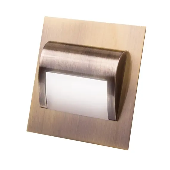 Светильник LED STEP 1,4W 12VDC 4000К, провод 30 см, антик арт.STEP-AN-40K-01