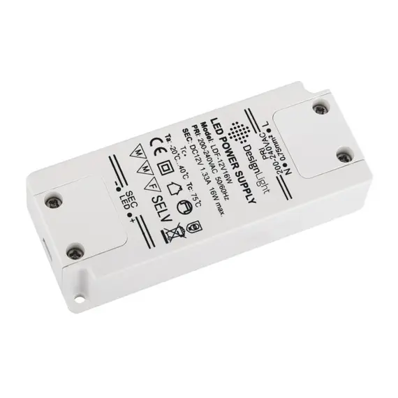 Блок питания LED STANDARD PLUS 16W 12VDC, без проводов арт.TRA-SP-16W-T-01