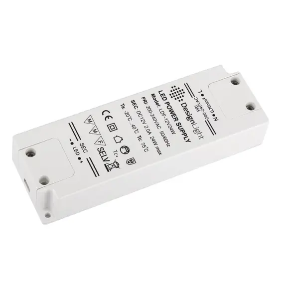 Блок питания LED STANDARD PLUS 24W 12VDC, без проводов арт.TRA-SP-24W-T-01