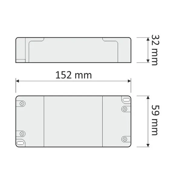 Блок питания LED STANDARD PLUS 54W 12VDC, без проводов арт.TRA-SP-54W-T-01 - 1