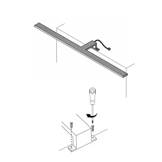 Светильник LED AMBER UNIWERSALNY IP44 4,5W 230VAC 3000К, провод 30 см, хром арт.AMBER-U-30K-01 - 3