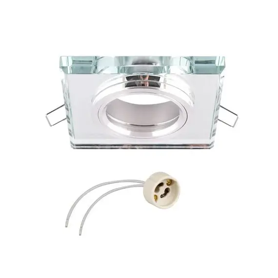 Комплект светильник MARS (без LED) + розетка GU10, белый арт.MARS-BI-01