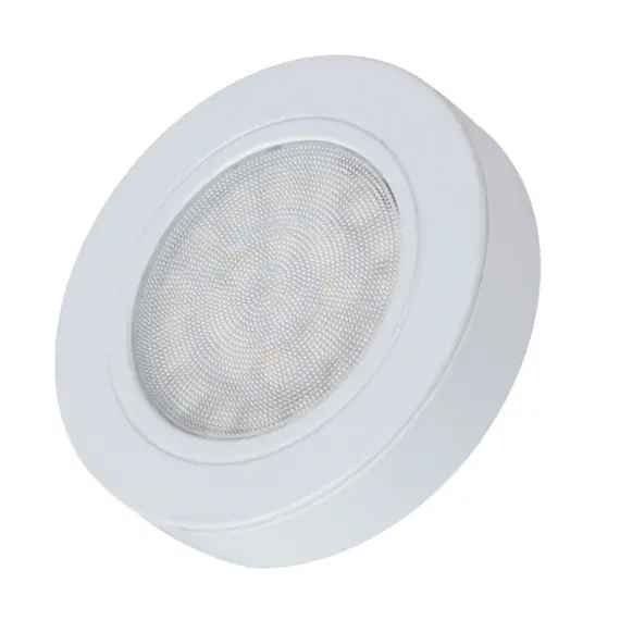 Светильник LED OVAL накладной  2,0W 12VDC 6000K, провод 2 м, белый арт.OVAL-2W-BI-DY-60K-01