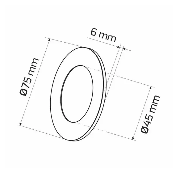 Светильник LED MAGNETO 2,6W 12VDC 6000K, провод 2 м, белый арт.MAGNETO-BI-60K-01 - 5