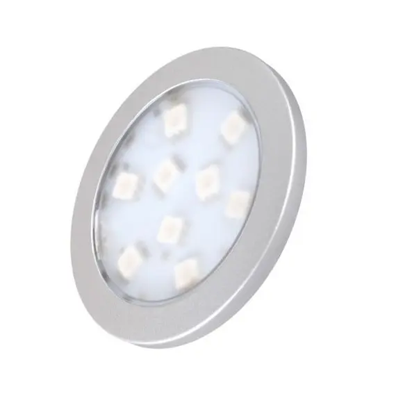 Светильник LED ORBIT 2,0W 12VDC 9LED RGB, провод 2 м, алюминий арт.ORBIT-AL-RGB-01W