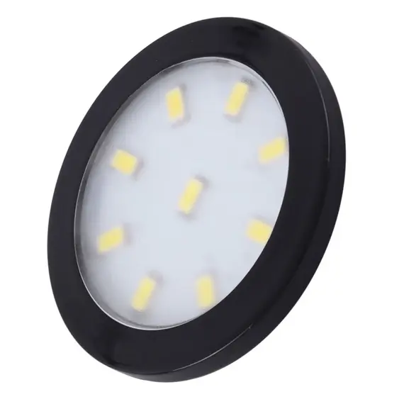Светильник LED ORBIT XL 3,0W 12VDC 9LED 4000К, провод 2 м, черный арт.ORBIT-XL-CZ-40K-01W