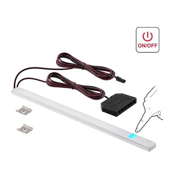 Светильник LED MASTER 4W 12VDC 4000K, провод 2 м, молочный рассеиватель арт.MASTER-4,0W-40K-01W