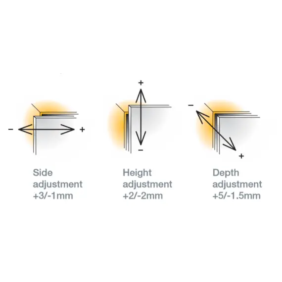 Петля мебельная Titus S-Type угловая 15 градусов 110/45/9 мм. Арт: 248-0080-050-ST - 1