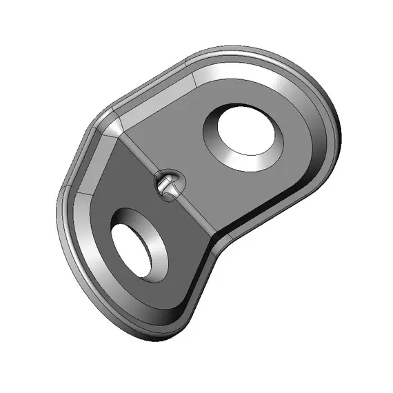 Уголок крепежный 19х19 мм (цинк) арт.2170117017Z