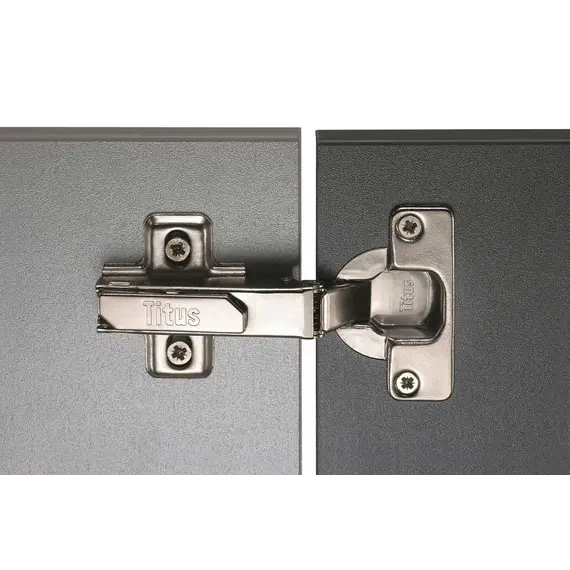 Петля мебельная Titus B-Type 90 градусов с шурупами 4x12 мм 110/48/0 мм арт.248-0M02-050-TL - 8