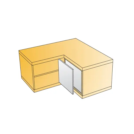 Петля мебельная Titus S-Type для фальшпанели 110/52/18 мм. Арт: 248-0748-050-ST - 3