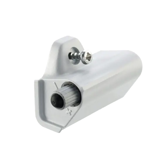 Демпфер мебельный угловой Glissando CR (белый) арт.972-0X19-350-00 Titus