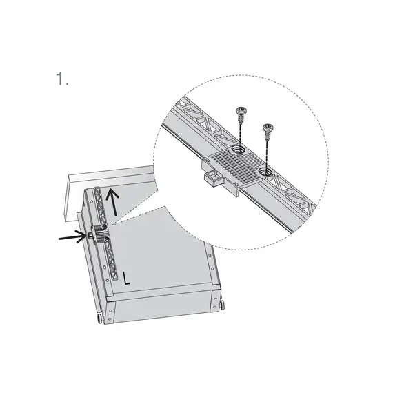 Доводчик (демпфер) мебельный Titusoft MD для металлических ящиков (комплект) арт.973-0X39-380-K2 Titus - 4