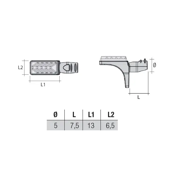 Полкодержатель для стеклянных полок арт.MV64ZNL - 1