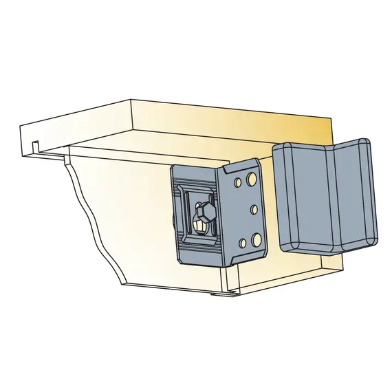 Навес шкафа (темно-коричневый) арт.448000.G - 1