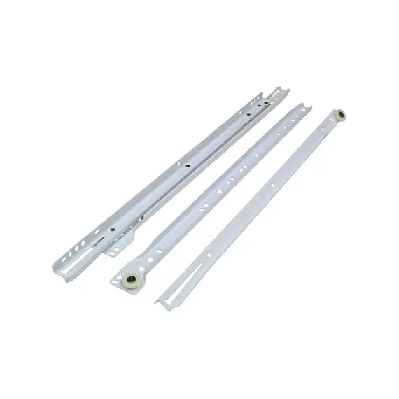 Направляющие роликовые, 250 мм, цвет белый арт.601-0825-877