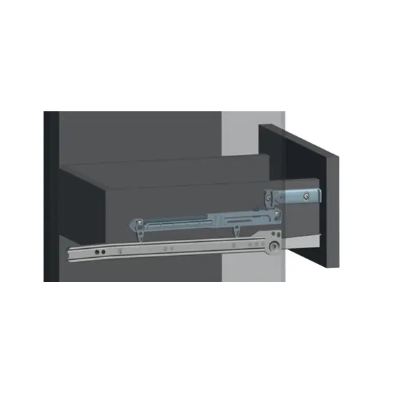 Направляющие роликовые, 450 мм, цвет белый арт.601-0845-877 - 5