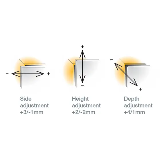 Петля мебельная Titus S-Type-i Plus 90 градусов 110/45/0 мм. арт.954-0228-050-00 - 9