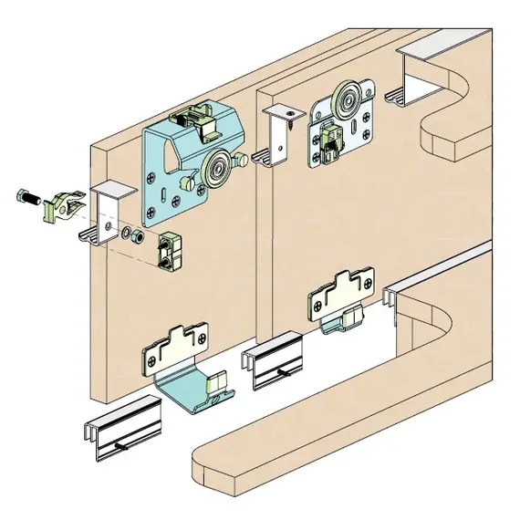 Стабилизатор верхней направляющей арт.RRAM.51.06 - 1