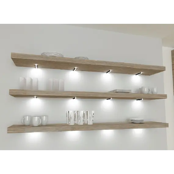 Светильник LED Ariana M 1,2W 6000K, провод 2 м, черный молочный арт.AINM-CO-BP - 1