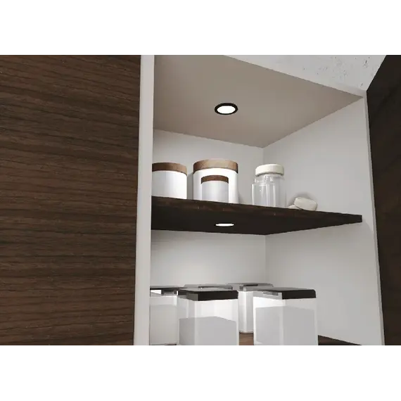 Светильник LED Orbit Slim 1,5W 3000K, провод 2 м, черный молочный арт.ORBSL5-CZ-ML-BC - 1