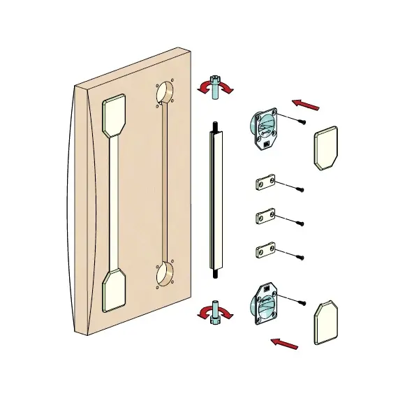 Выравниватель фасадов мебели Metalimpex 2340 мм белый. Арт: 661.2340.01