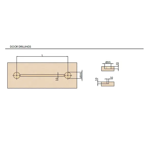Выравниватель фасадов мебели Metalimpex 2340 мм белый. Арт: 661.2340.01 - 1