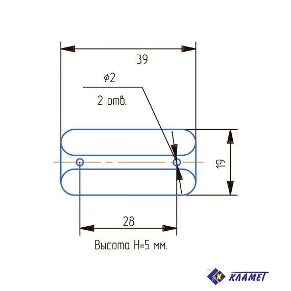Подпятник для мебели (венге) - 1