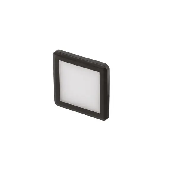 Светильник LED Square 1,5W 3000K, провод 2 м, черный молочный арт.SQUARE-CZ-ML-BC