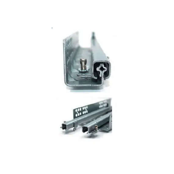 Направляющие скрытого монтажа 3/4 открывание SoftClose насадной монтаж 400 мм арт.647-3040 - 5