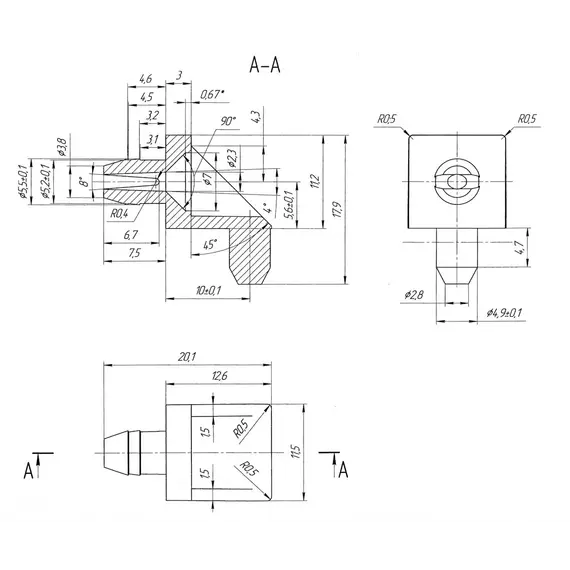 Полкодержатель фиксирующий арт.ROY.210811.01 - 1