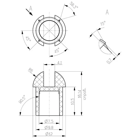 Держатель дна ящика арт.ROY.210811.02 - 2