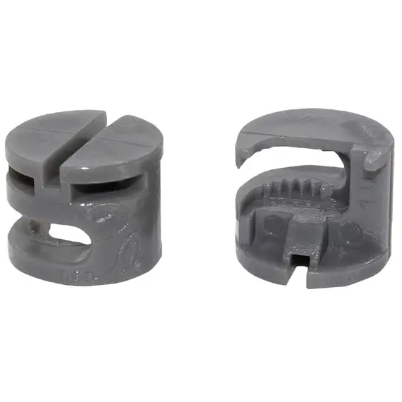 Эксцентриковая стяжка 10,5 пластиковая Белая арт.ROY.210811.04