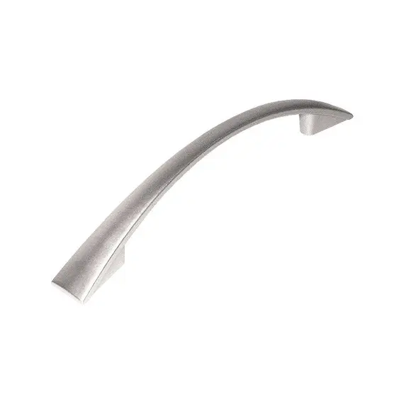 Мебельная ручка Кламет РС 28-96, скоба 134/14/23 мм, никель матовый.