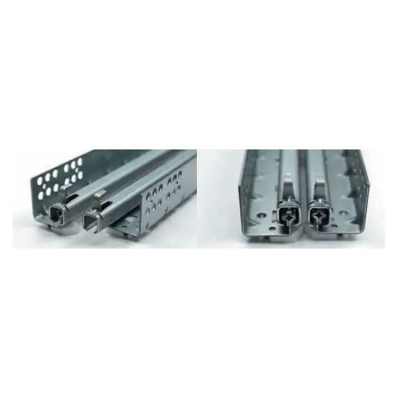 658-5850 Направляющие скрытого монтажа 3/4 открывание PushOpen установка замками 500 мм - 5