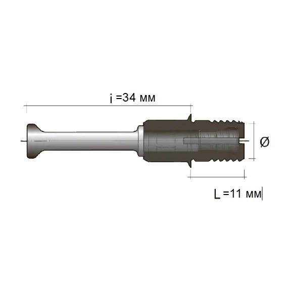Дюбель стяжной d8х34 арт.TE93FZ0ASS034 - 1