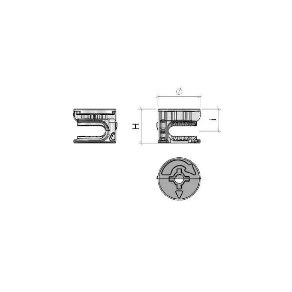Эксцентрик D15x12,2 мм (замак) арт.EC20ZL0001512 - 3