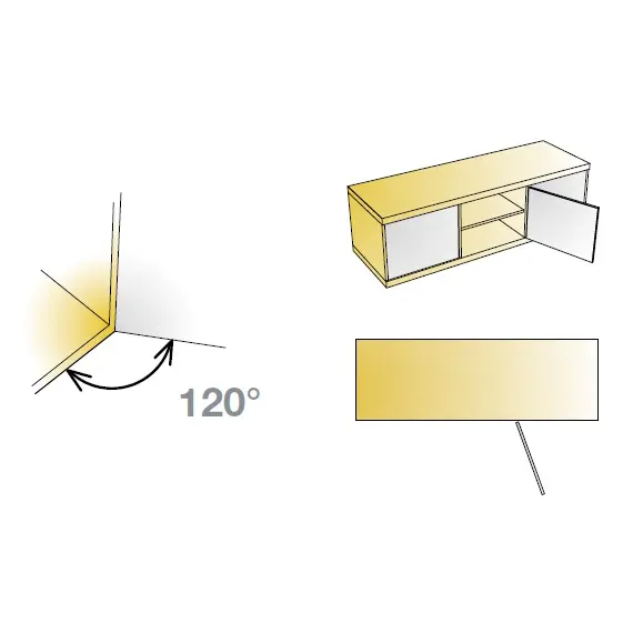 Петля T-type Glissando с доводчиком 120/45/0 мм с системой ускоренной сборки Easy-fix арт.701-0UT4-054-00 - 2