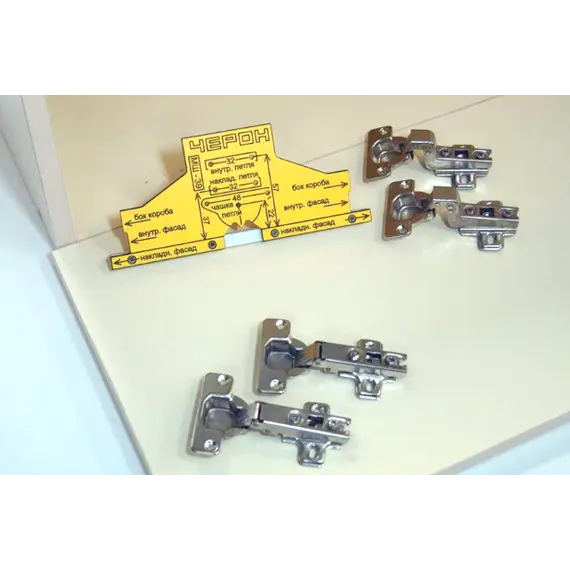 Мебельный шаблон для внутренних и накладных петель арт.МШ-39 - 1