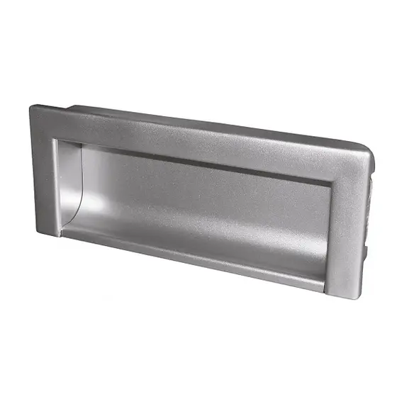 Ручка врезная Кламет РВ-96К, 96 мм, хром матовый