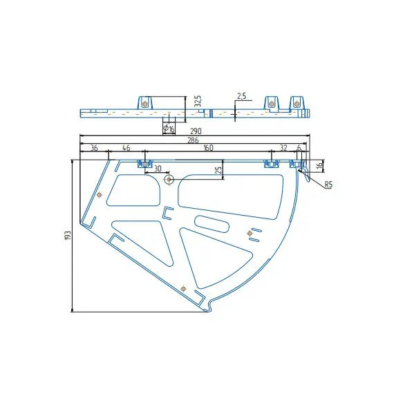 Комплект для тумбочек под обувь (2) двойной Ф белый - 1