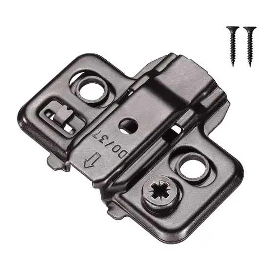 Монтажная планка петли T-type Noir F3 мм крест., регул. эксцентрик, саморезы 4х15 мм арт.700-0KA3-668-00