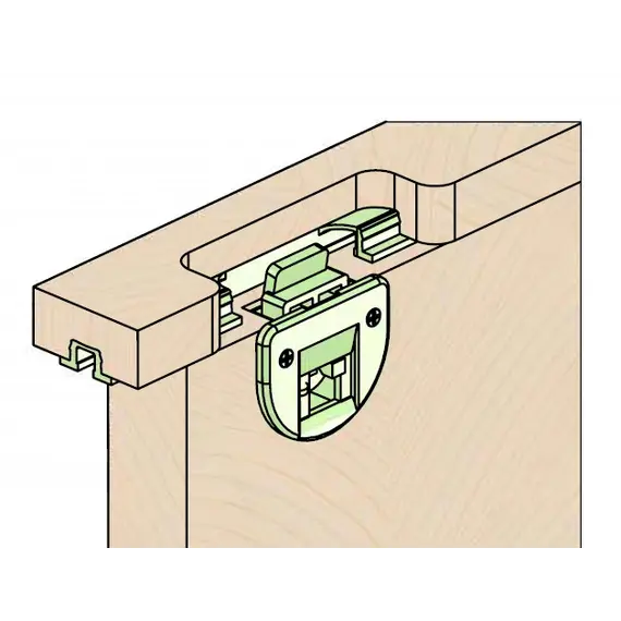 Верхний ползунок ECO SLIDE, серый арт.366.0000.06 - 1