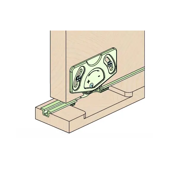 Нижний ролик ECO SLIDE, белый арт.369.0000.01 - 1