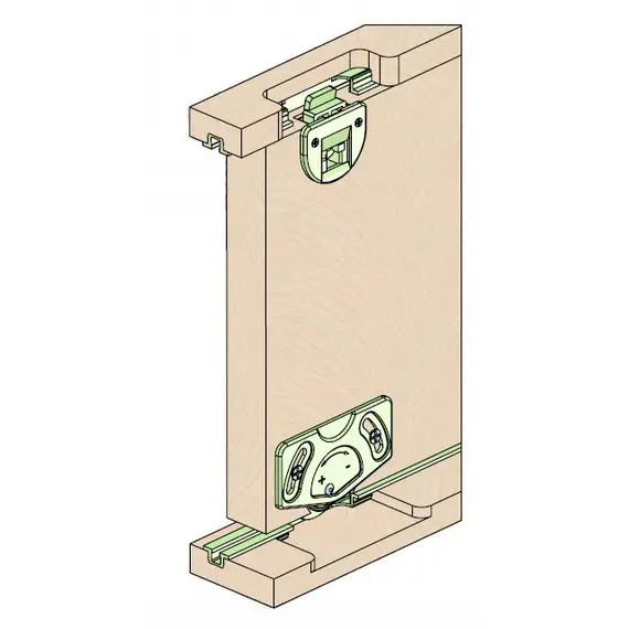 Пластиковый профиль ECO SLIDE, серый, 3000 мм арт.370.3000.06 - 1