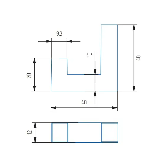 Крючок К-03 черный арт.К-03 черный - 1